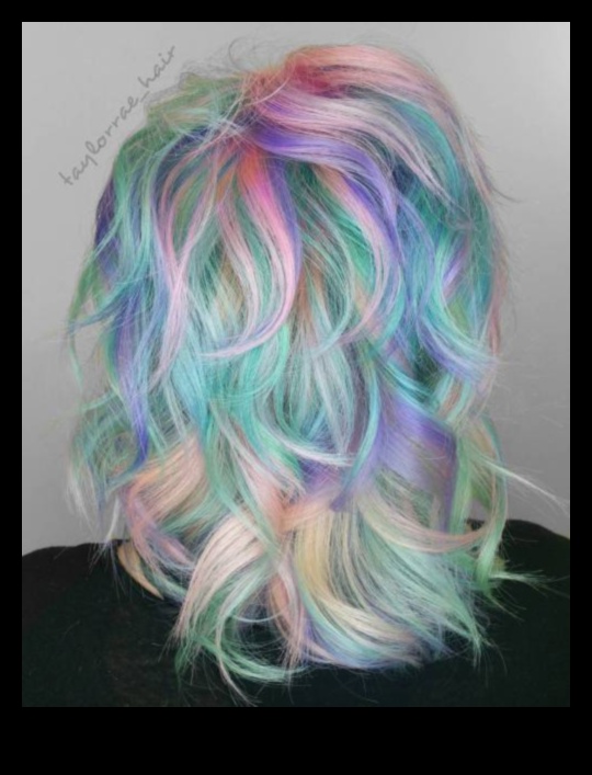 أحلام حلوى القطن: ألوان شعر باستيل حلوة وغريبة الأطوار