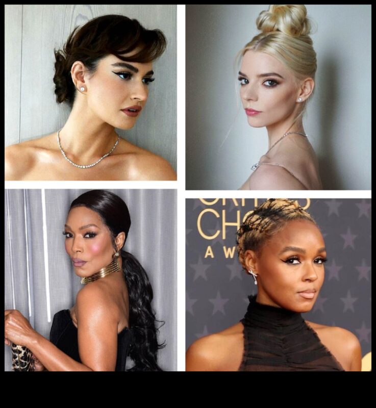 براقة ورشيقة: أعد تسريحات الشعر الرسمية للمشاهير